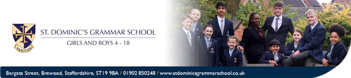St. Dominic's Grammar School banner