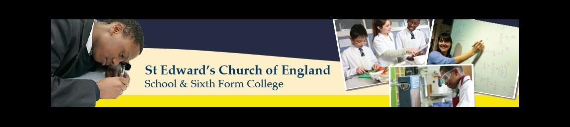 St Edward's Church of England School & Sixth Form College banner