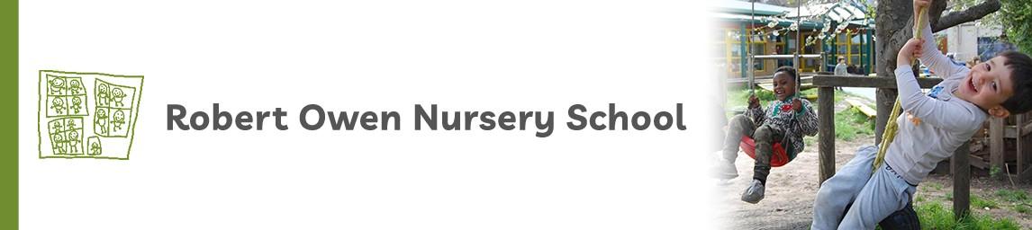 Robert Owen Nursery School banner