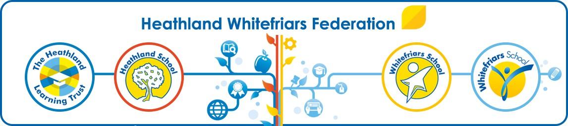 Heathland Whitefriars Federation banner