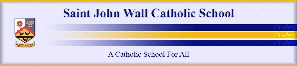 St John Wall Catholic School banner