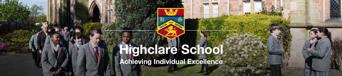 Highclare School banner