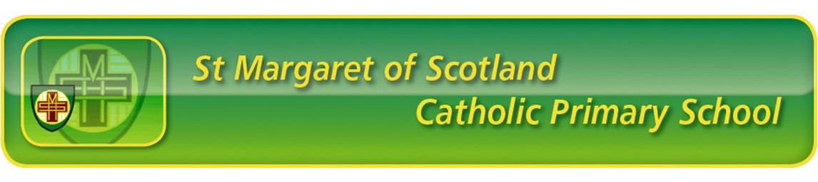 St Margaret of Scotland Catholic Primary School banner