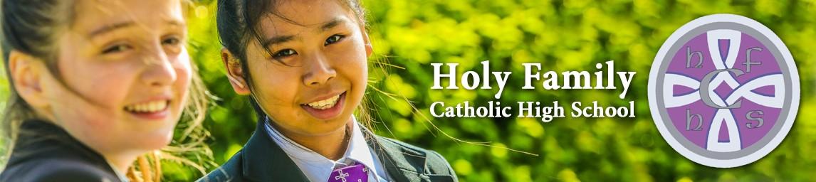 Holy Family Catholic High School banner