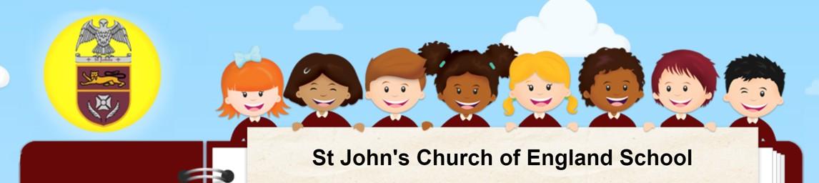 St John's Church of England School banner