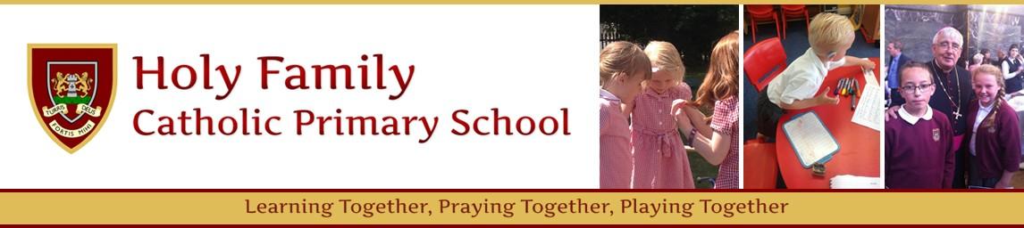 Holy Family Catholic Primary School banner