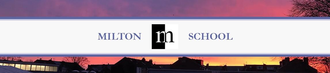 Milton School banner
