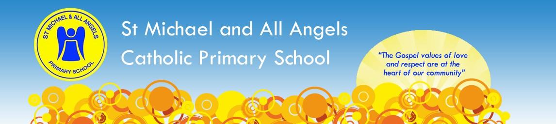 St Michael and  All Angels Catholic Primary School banner