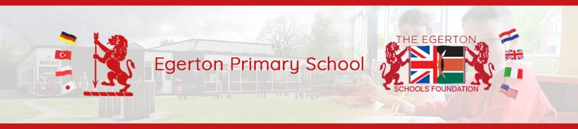 Egerton Primary School banner