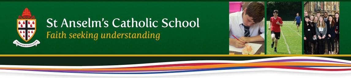 St Anselm's Catholic School banner