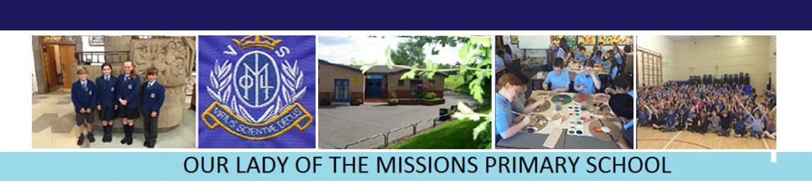Our Lady Of The Missions Primary School banner