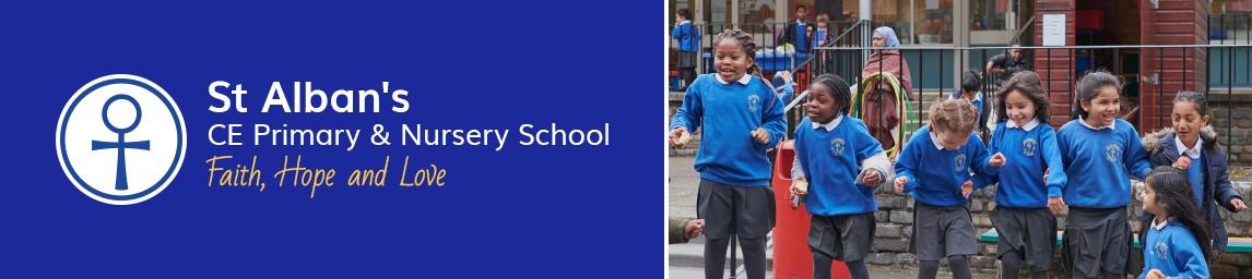 St Alban's CofE Primary & Nursery School banner