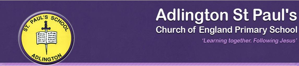 Adlington St Paul's Church Of England Primary School banner