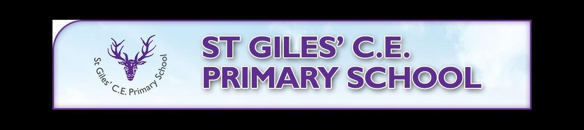 St Giles CofE Primary School banner
