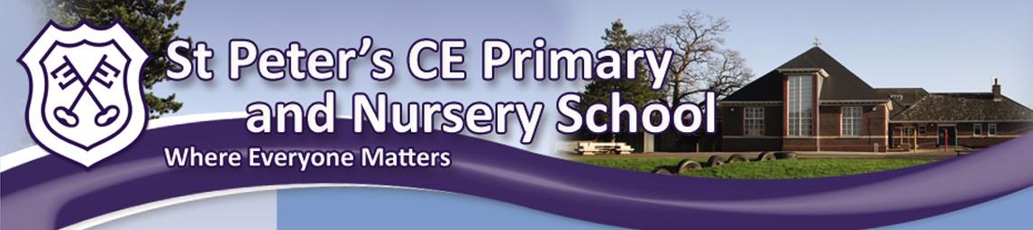 St Peter's CofE Primary School banner