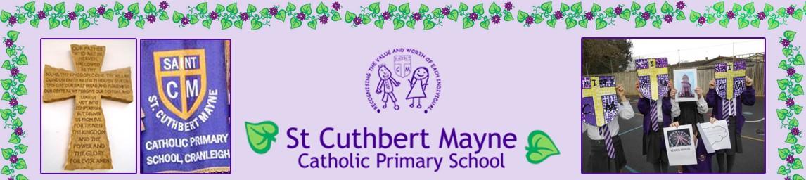 St Cuthbert Mayne Catholic Primary School banner