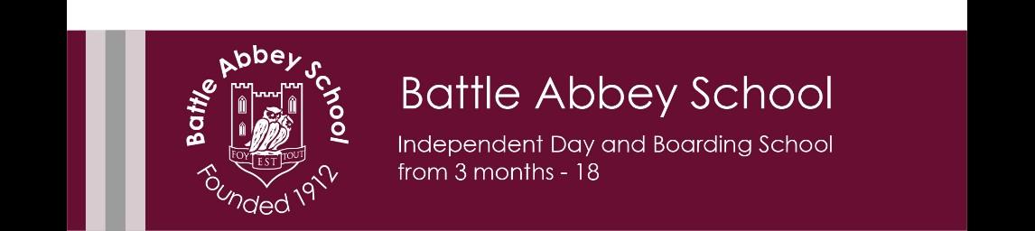 Battle Abbey School banner