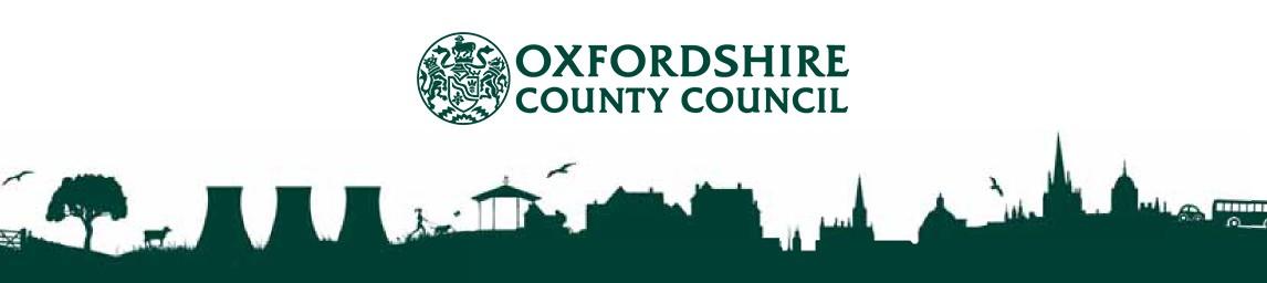Oxfordshire County Council banner
