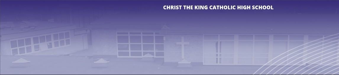 Christ The King Catholic High School banner