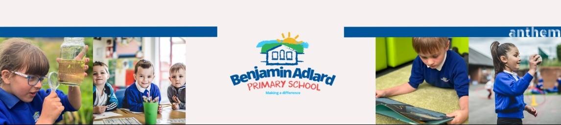 Benjamin Adlard Primary School banner