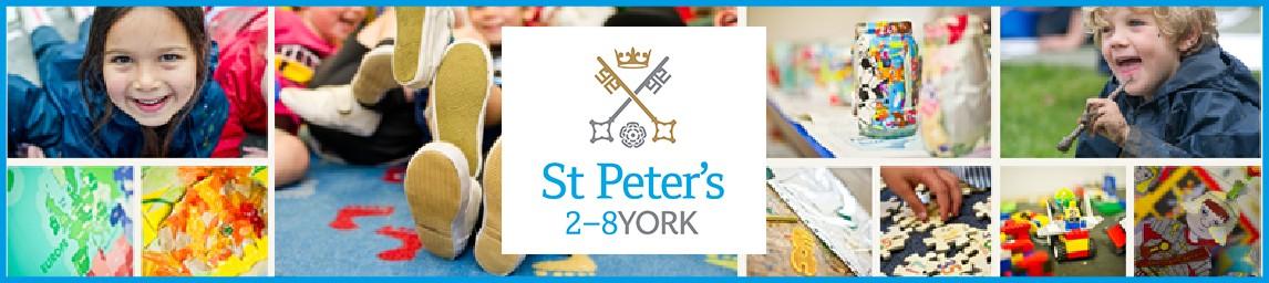 St Peter's 2-8 banner