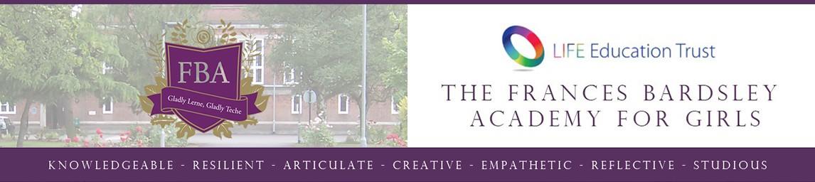 The Frances Bardsley Academy for Girls banner