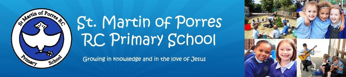 St Martin of Porres RC Primary School banner