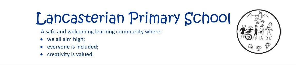 Lancasterian Primary School banner