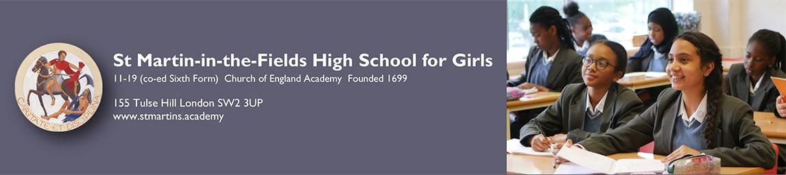 St Martin in the Fields High School for Girls banner