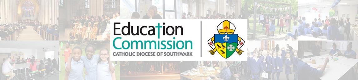 Education Commission Catholic Archdiocese of Southwark banner