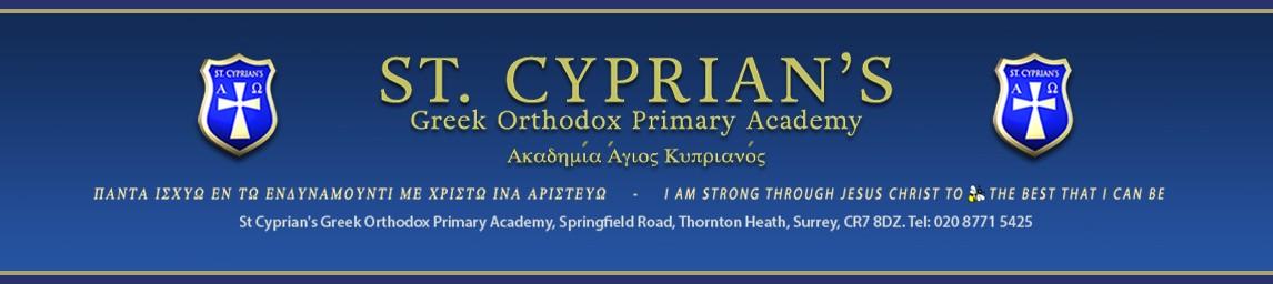 St Cyprian's Greek Orthodox Primary Academy banner