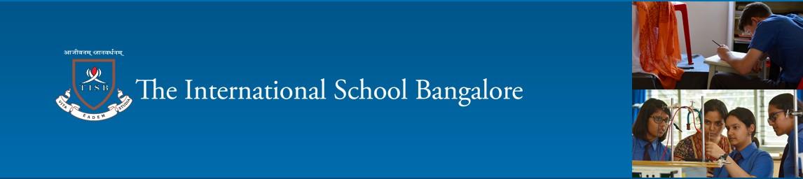 The International School Bangalore banner