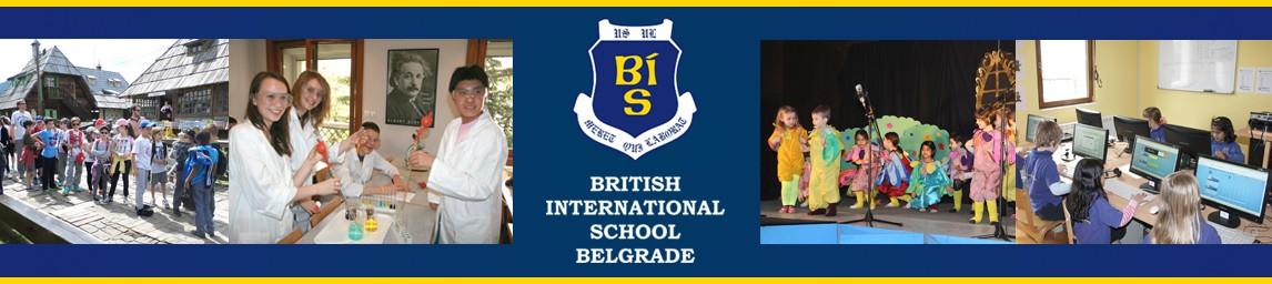 British International School, Belgrade banner