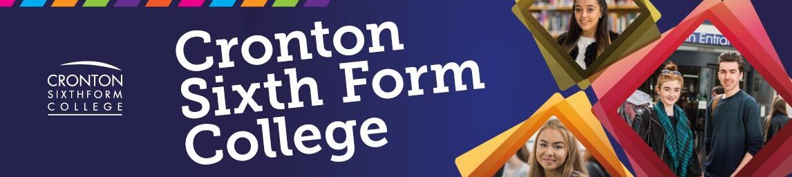 Cronton Sixth Form College banner