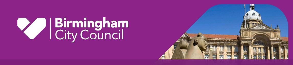Birmingham City Council banner
