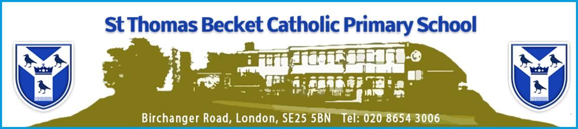 St Thomas Becket Catholic Primary School banner