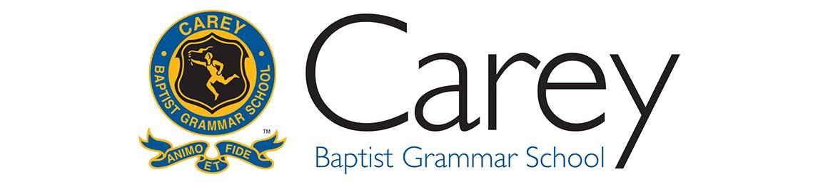 Carey Baptist Grammar School banner