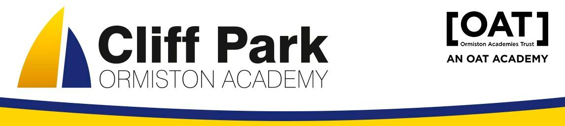 Cliff Park Ormiston Academy banner