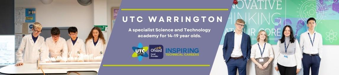 UTC Warrington banner