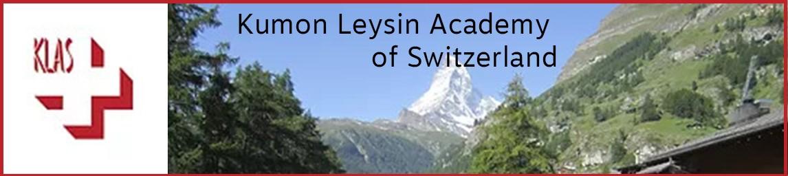 Kumon Leysin Academy of Switzerland (KLAS) banner
