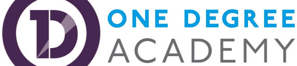 One Degree Academy banner