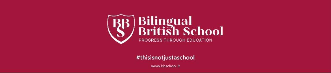 The Bilingual British School banner
