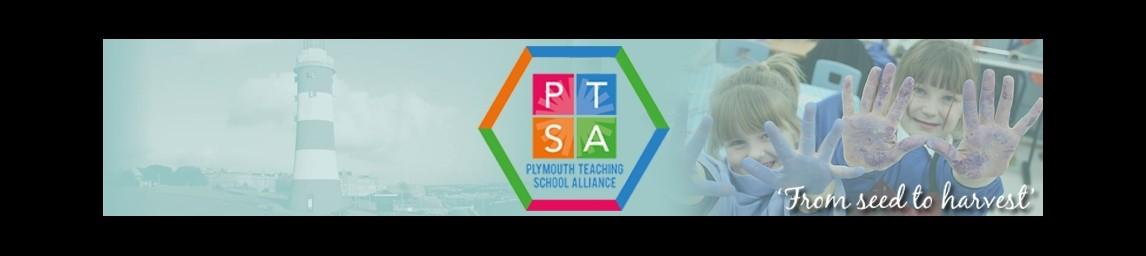 The Plymouth Teaching School Alliance (PTSA) banner