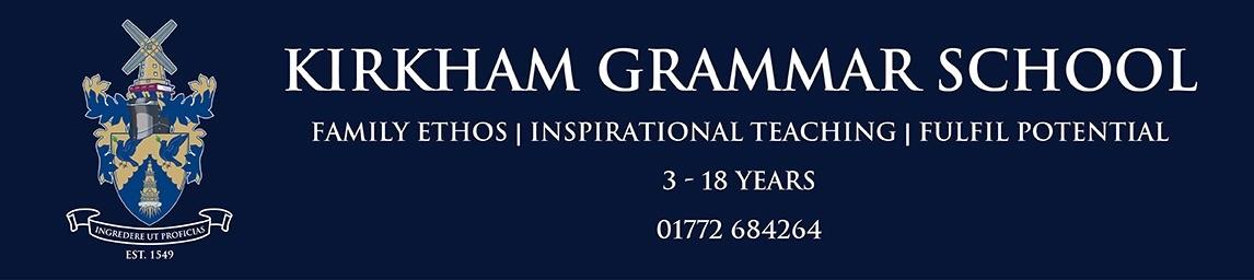 Kirkham Grammar Junior, Infant and Pre-School banner