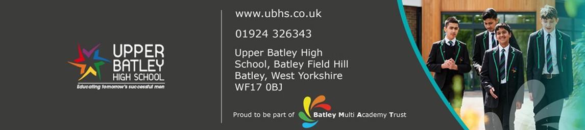 Upper Batley High School banner