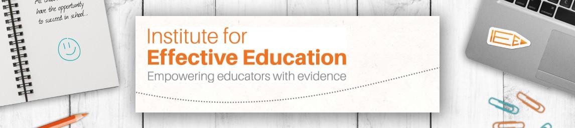 Institute for Effective Education banner