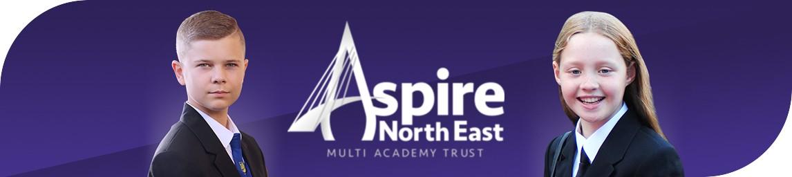 Aspire North East Multi Academy Trust banner