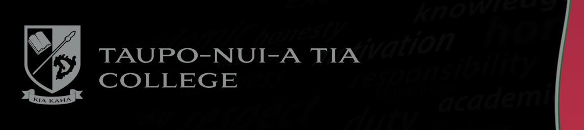 Taupo-nui-a-Tia College banner