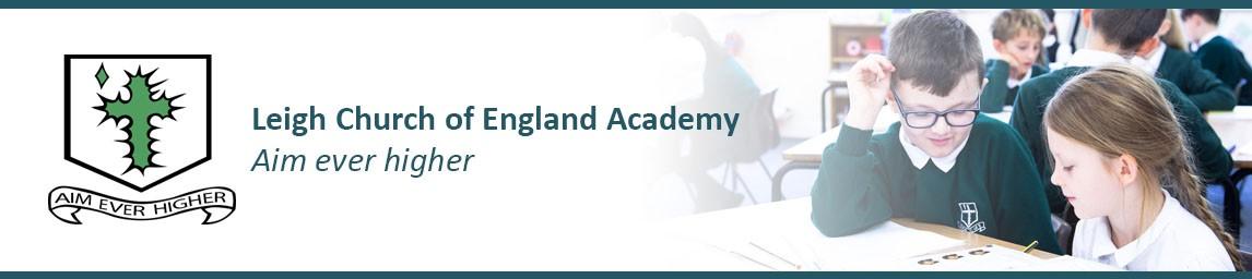 Leigh CE Academy banner