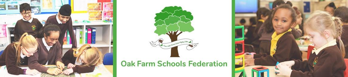 Oak Farm Schools Federation banner